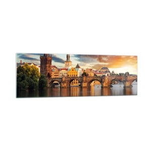 Glastavla - Bild på glas - Vacker sedan århundraden - 160x50 cm