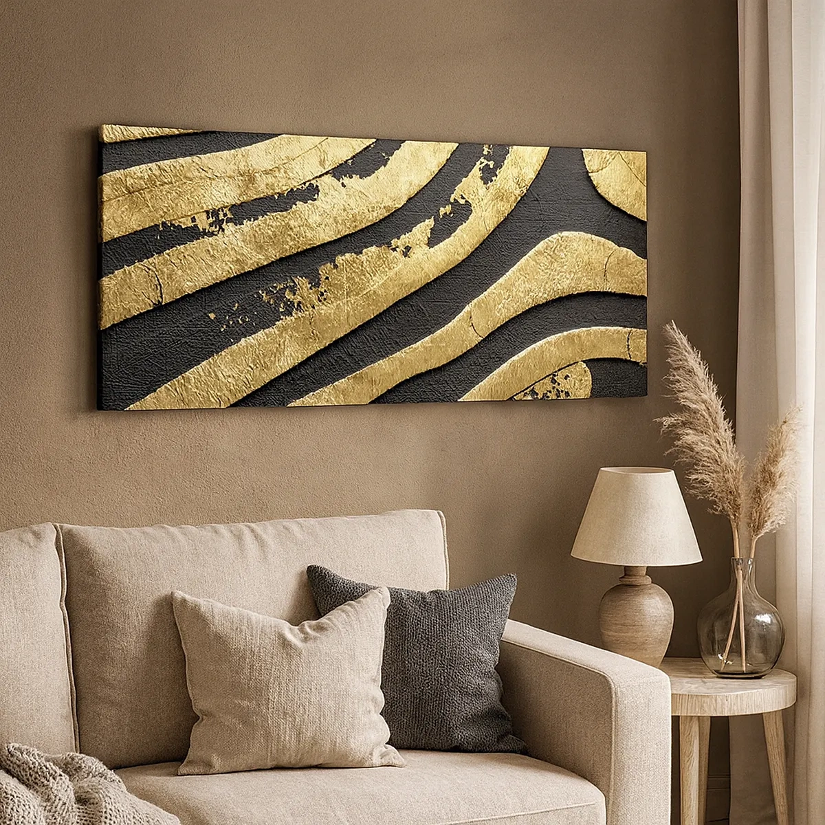 Canvastavla - Bild på duk - Allt flyter - 30x30 cm