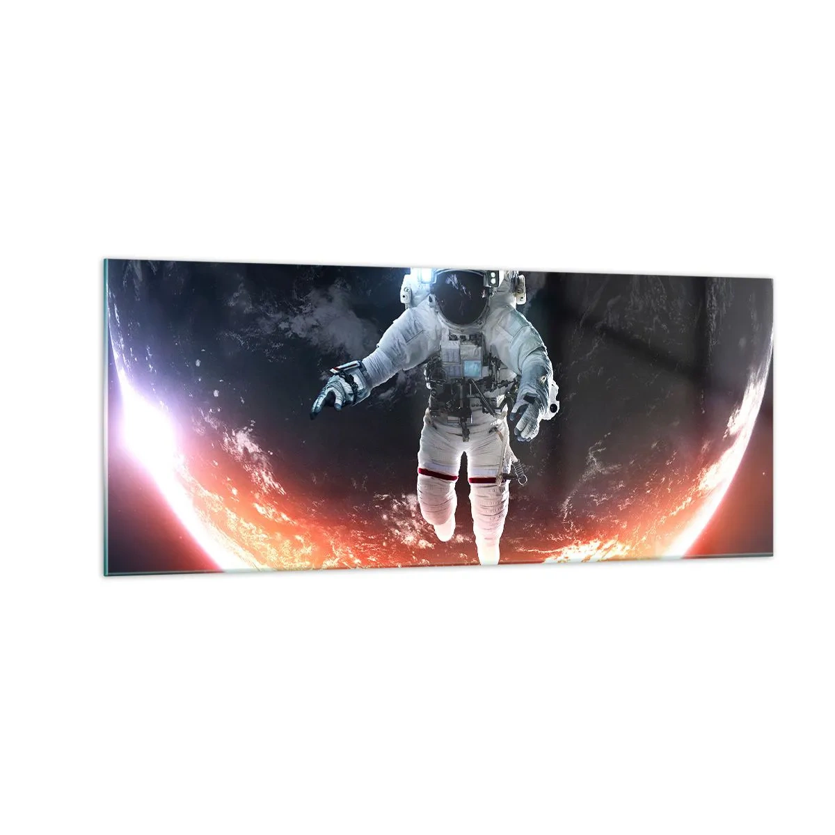 Glastavla - Bild på glas - Får jag stanna en stund till? - 100x40 cm