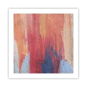 Affisch - Rinnande regnbåge - 50x50 cm