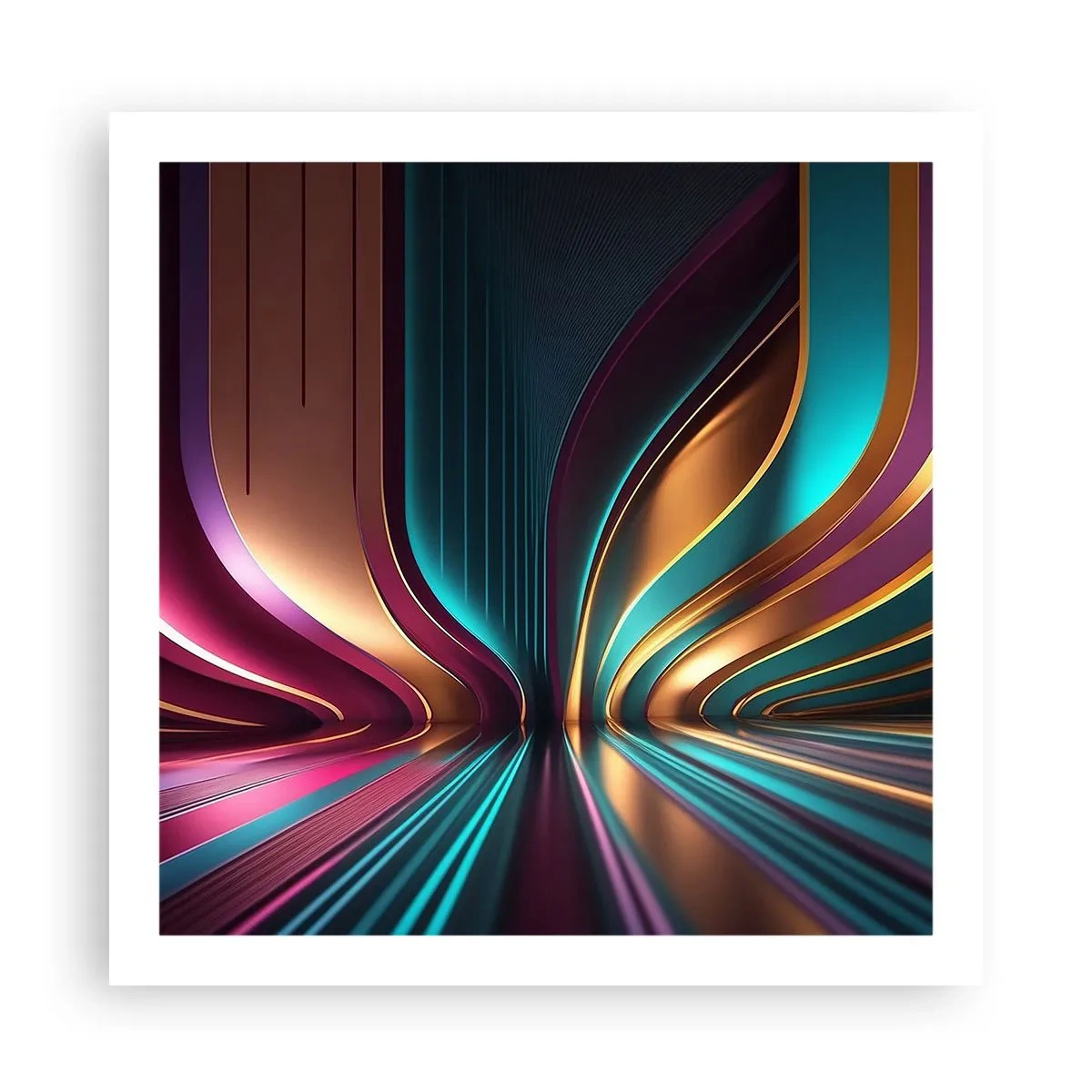 Affisch - Ljusets arkitektur - 60x60 cm