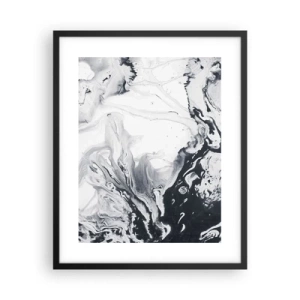 Affisch i svart ram - Jordens inre - 40x50 cm