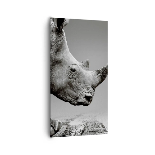 Canvastavla - Bild på duk - Ostoppbar kraft - 65x120 cm