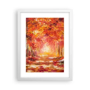 Affisch i vit ram - Kopparskog - 30x40 cm
