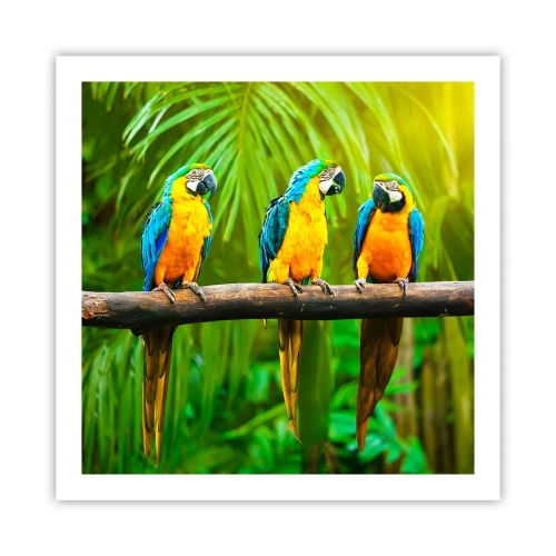 Affisch - Har du hört att hon...? - 60x60 cm