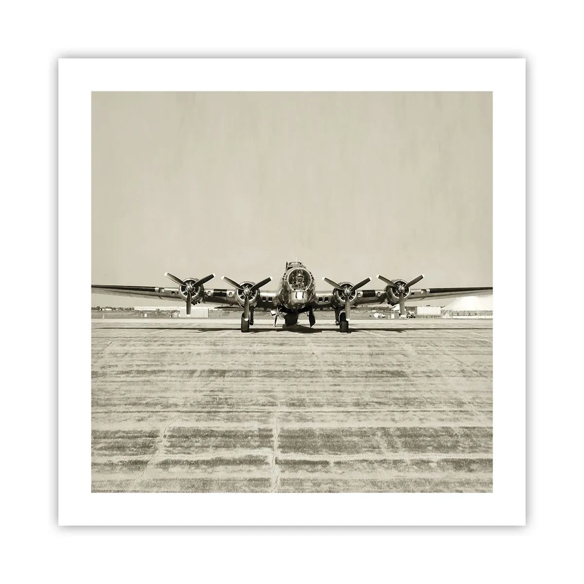 Affisch - Redo som vanligt - 50x50 cm