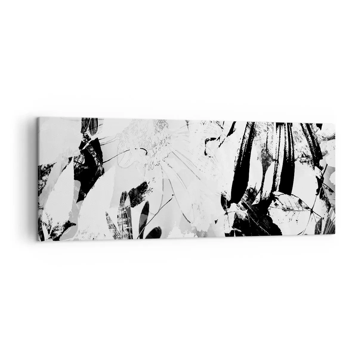 Canvastavla - Bild på duk - Höst i negativet - 140x50 cm