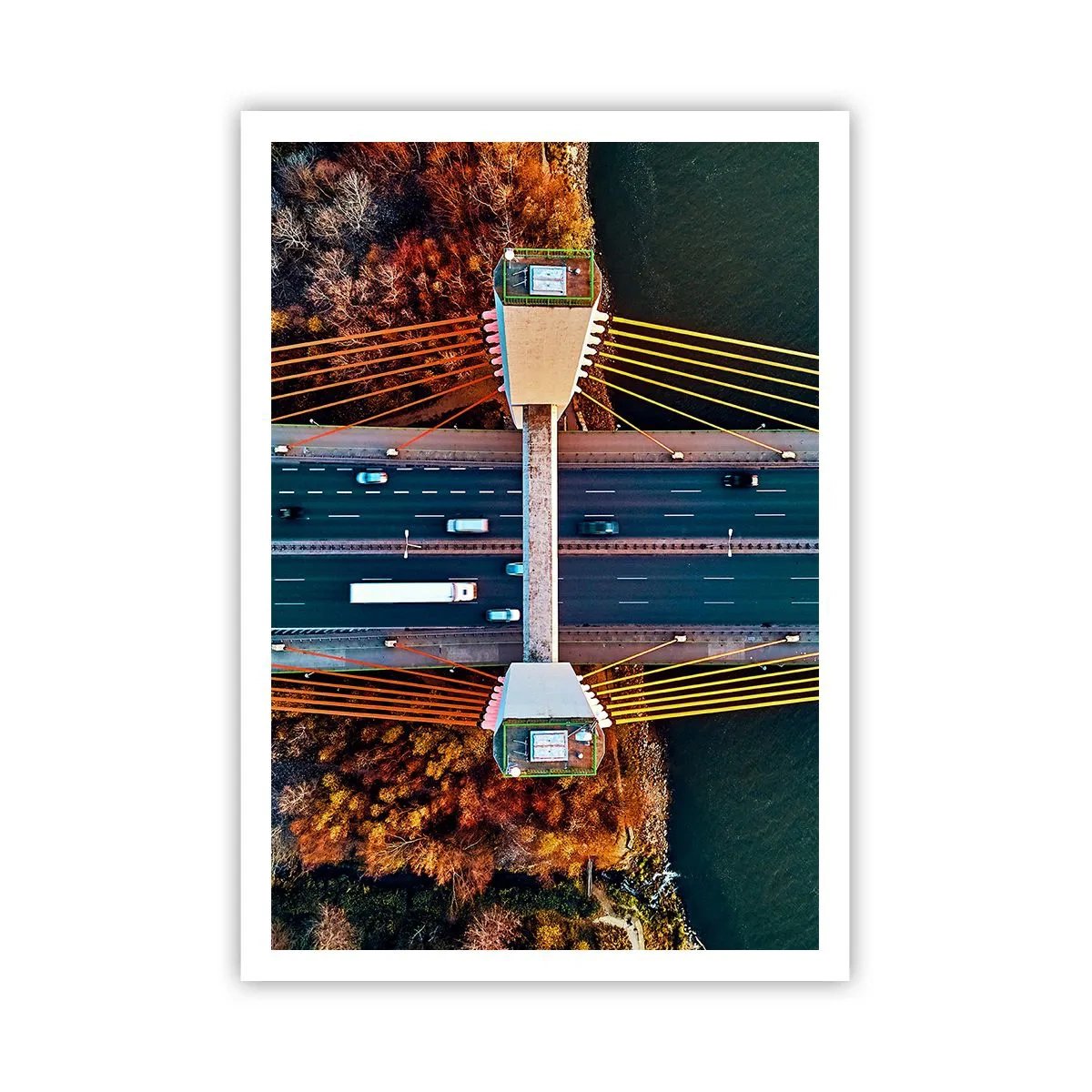 Affisch - Bortom vatten, bortom skog - 70x100 cm