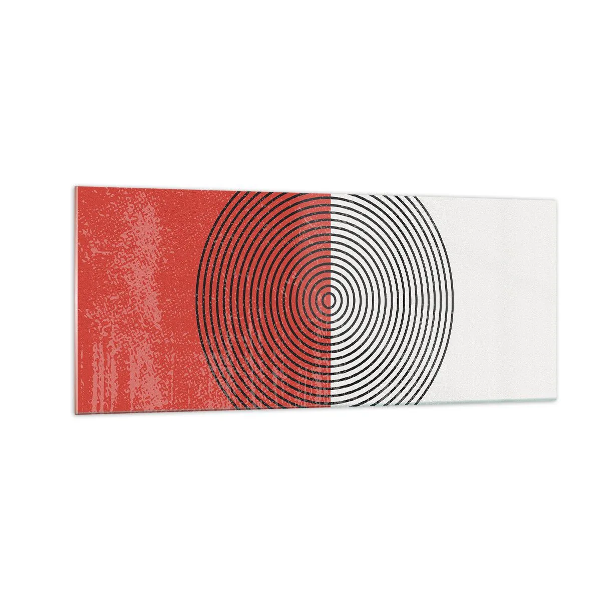 Glastavla - Bild på glas - Mitt i prick - 100x40 cm