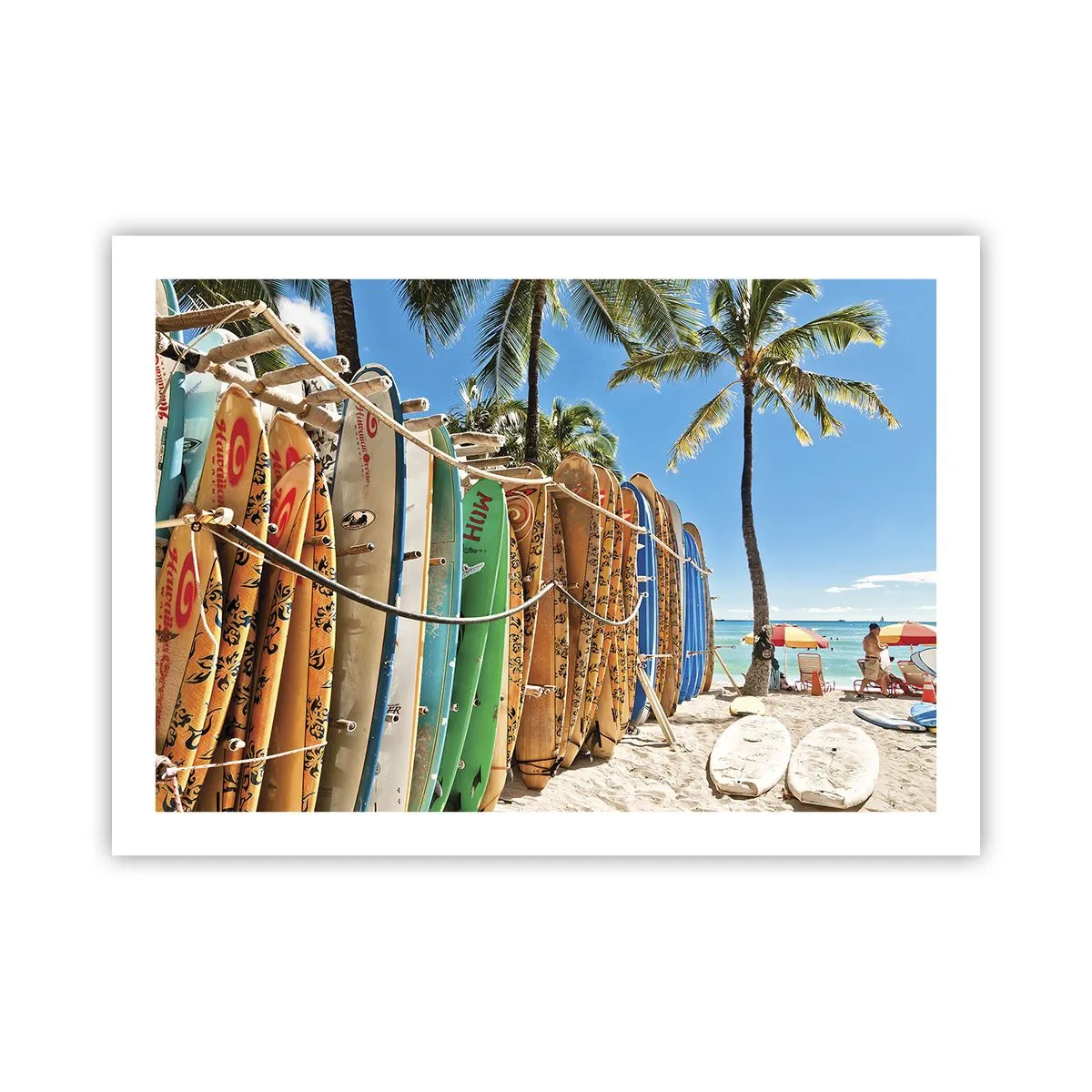 Affisch - Solig lek - 70x50 cm