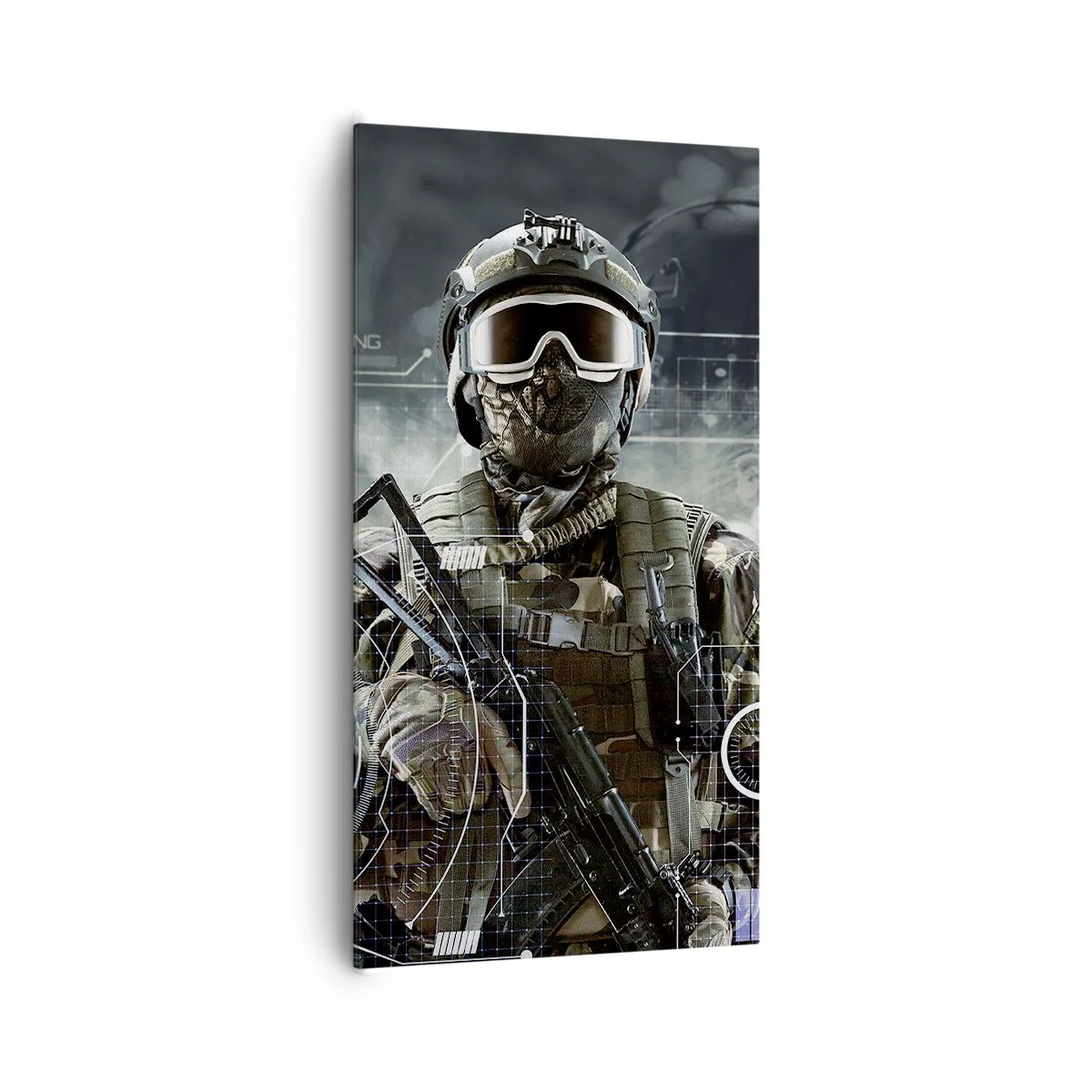 Canvastavla - Bild på duk - Makt - 65x120 cm