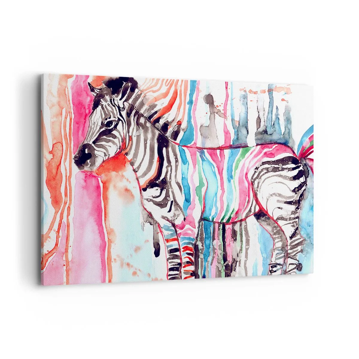 Canvastavla - Bild på duk - Naturens bekymmerslösa skämt - 120x80 cm