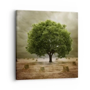 Canvastavla - Bild på duk - Hela hoppet - 30x30 cm