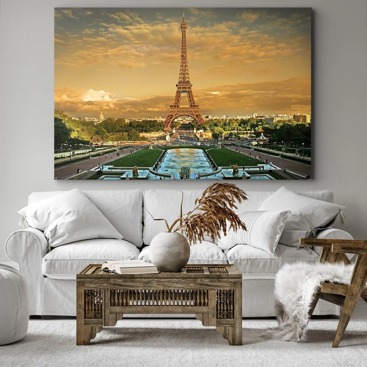 Canvastavla - Bild på duk - Paris drottning - 100x70 cm