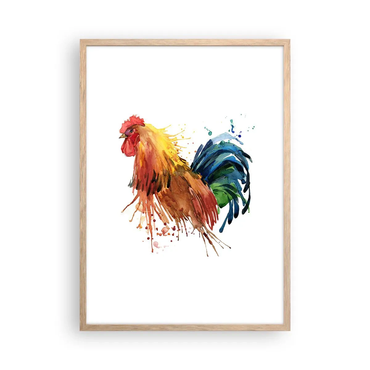 Affisch i ram av ljusek - Kungliga kläder, kunglig stolthet - 50x70 cm