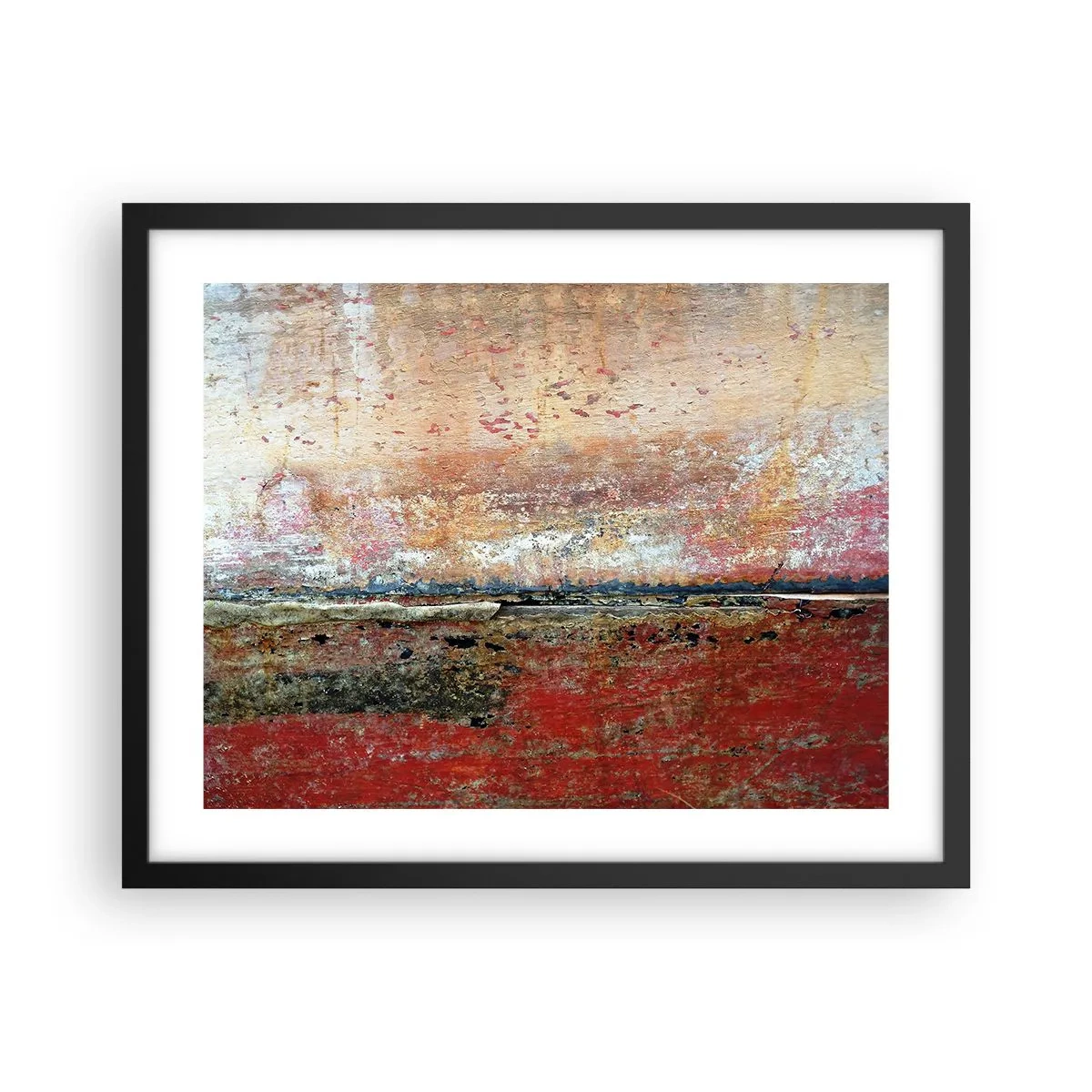 Affisch i svart ram - Kanske är det havet - 50x40 cm