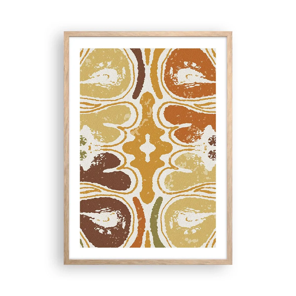 Affisch i ram av ljusek - Sentimental abstraktion - 50x70 cm