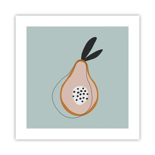 Affisch - Att tränga in i sakens natur - 40x40 cm