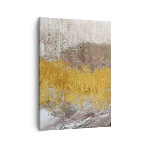 Canvastavla - Bild på duk - En gyllene explosion - 50x70 cm