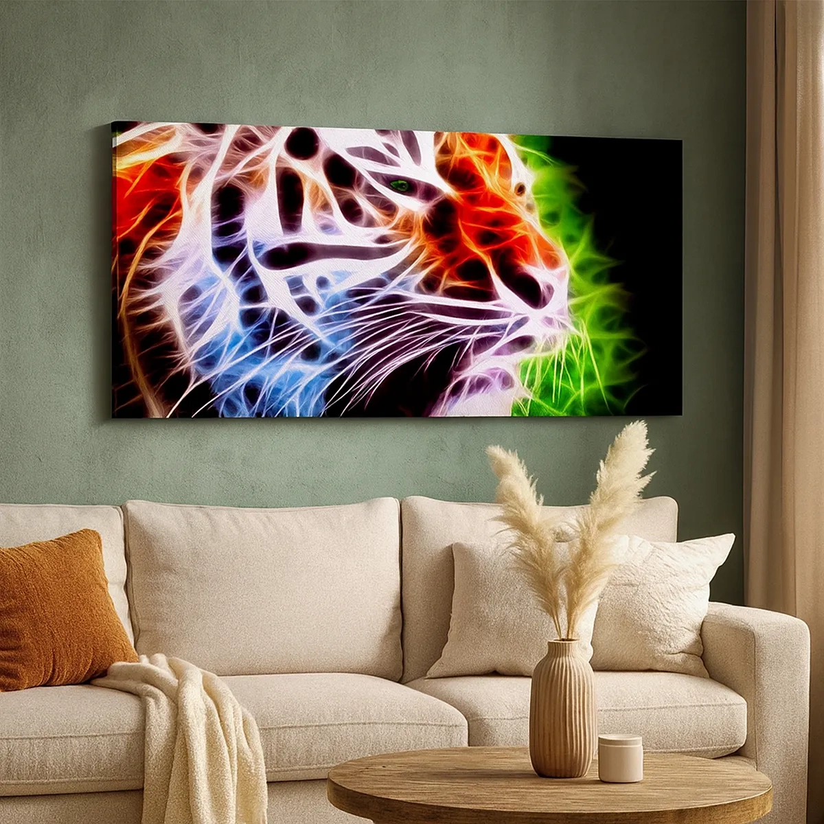 Canvastavla - Bild på duk - Farlig stämning - 30x30 cm