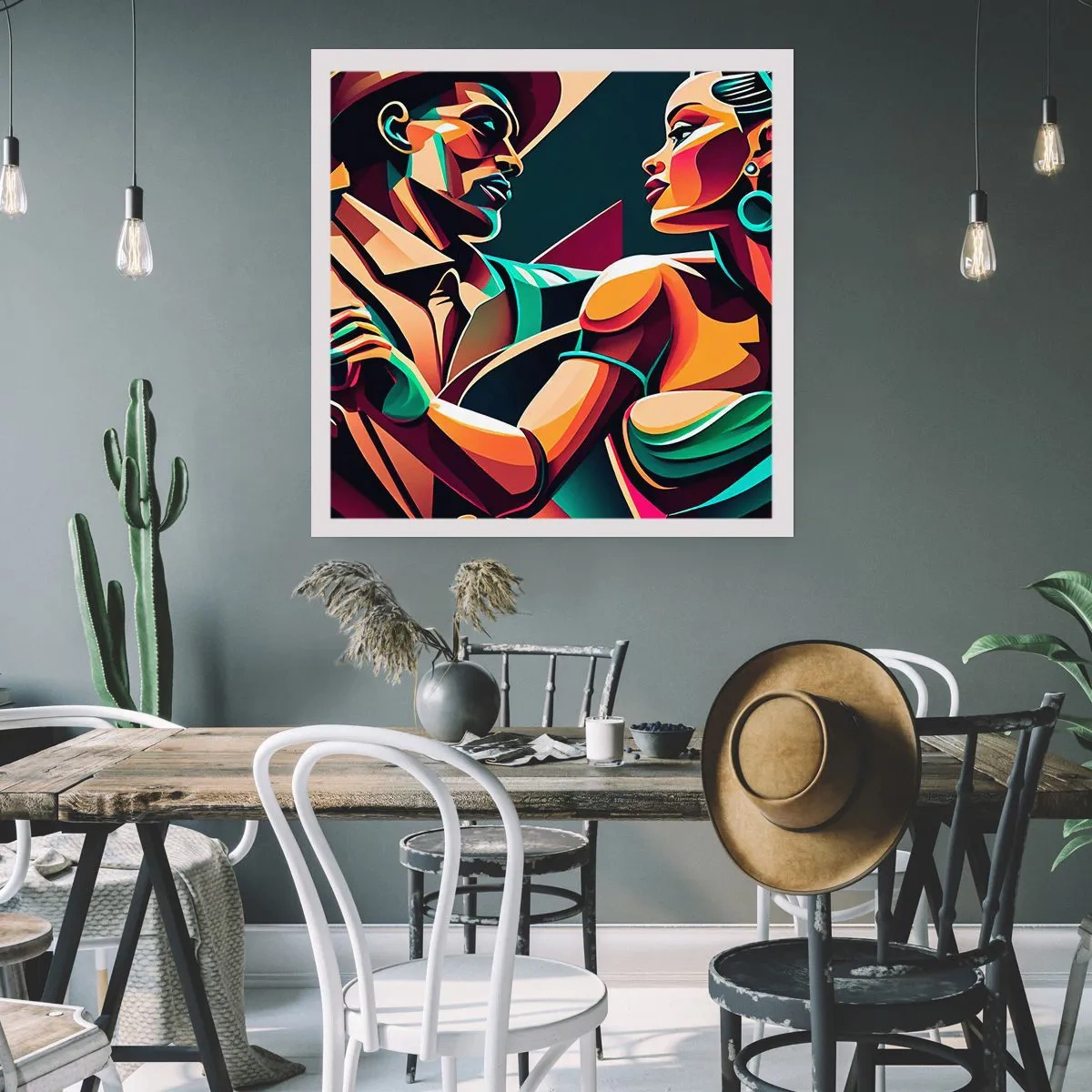 Affisch - I hjärtats rytm - 30x30 cm