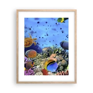 Affisch i ram av ljusek - Vad vet vi om livet... - 40x50 cm