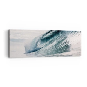 Canvastavla - Bild på duk - Vattentopp - 90x30 cm