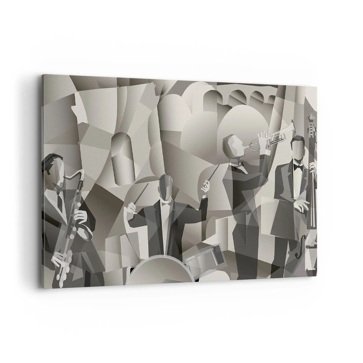 Canvastavla - Bild på duk - I ljudrummet - 100x70 cm