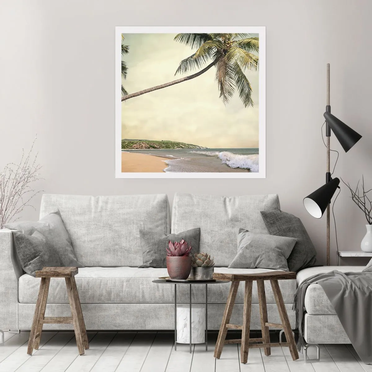 Affisch - Tropisk dröm - 60x60 cm