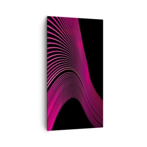 Canvastavla - Bild på duk - Ljusets allé - 55x100 cm