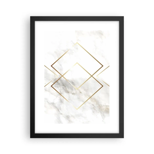 Affisch i svart ram - Utsikt över oändlighet - 30x40 cm