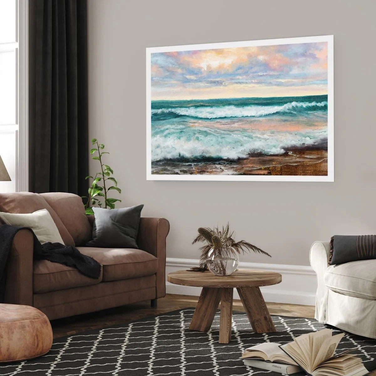 Affisch - Här kan du släta ut din själ - 100x70 cm