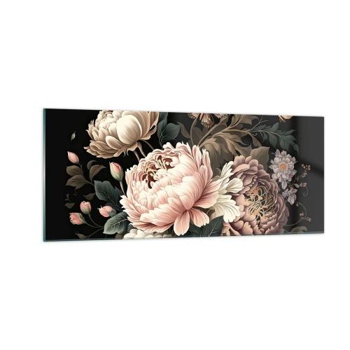 Glastavla - Bild på glas - I barockstil - 100x40 cm