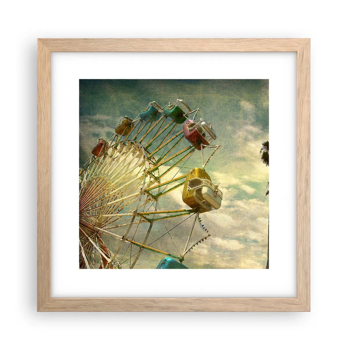 Affisch i ram av ljusek - Kommer att bli, kommer att bli kul.... - 30x30 cm