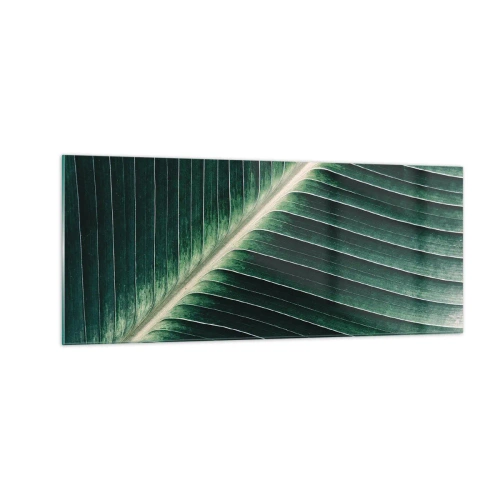 Glastavla - Bild på glas - Naturens rytm - 100x40 cm