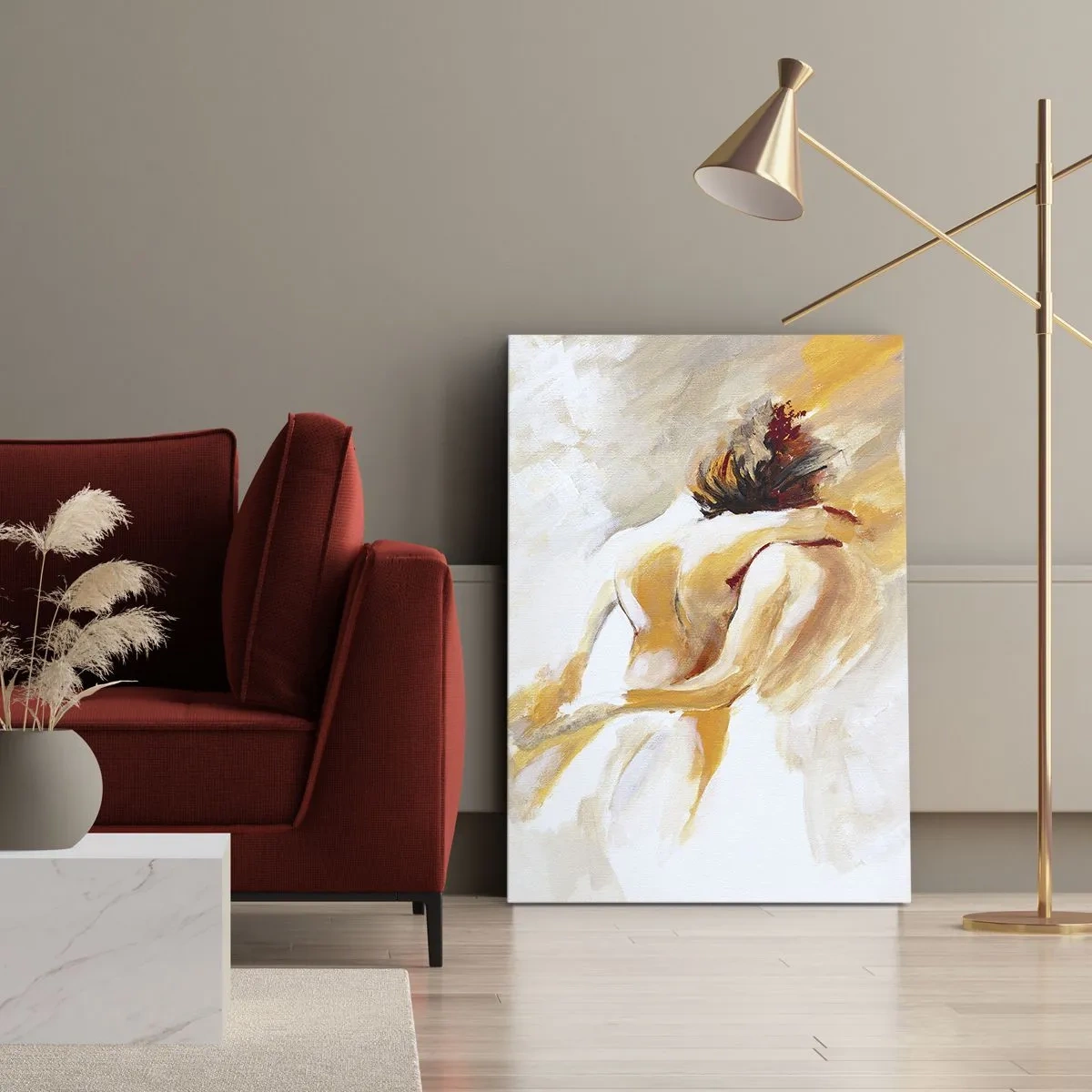 Canvastavla - Bild på duk - I närhetens himmel - 50x70 cm