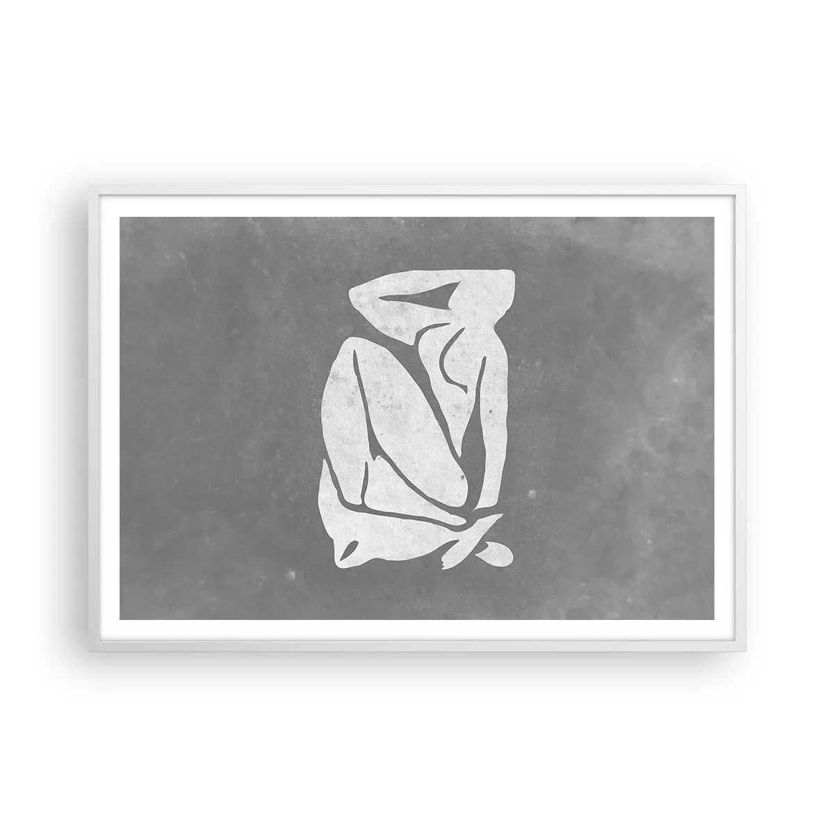 Affisch i vit ram - I drömmarnas värld - 100x70 cm