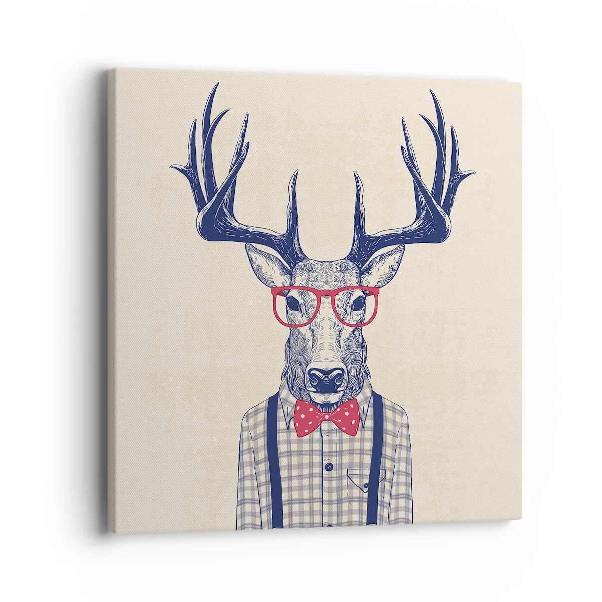 Canvastavla - Bild på duk - Rolig extravagans - 40x40 cm