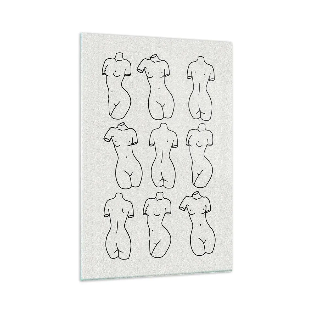 Glastavla - Bild på glas - Endast Venus - 80x120 cm