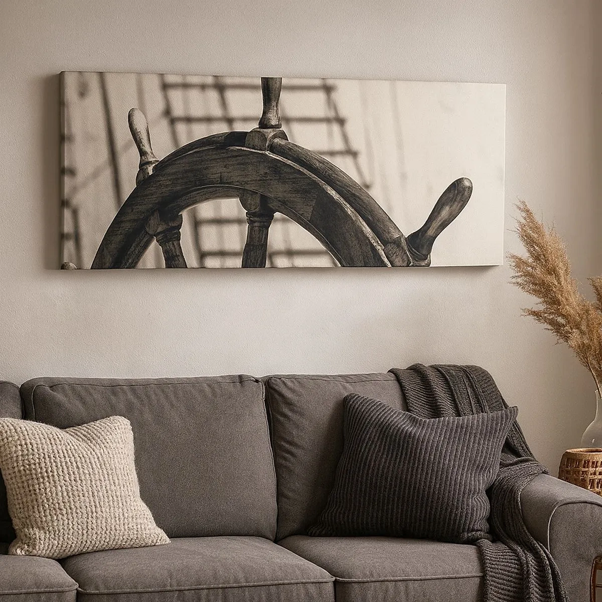 Canvastavla - Bild på duk - Marina berättelser - 100x40 cm