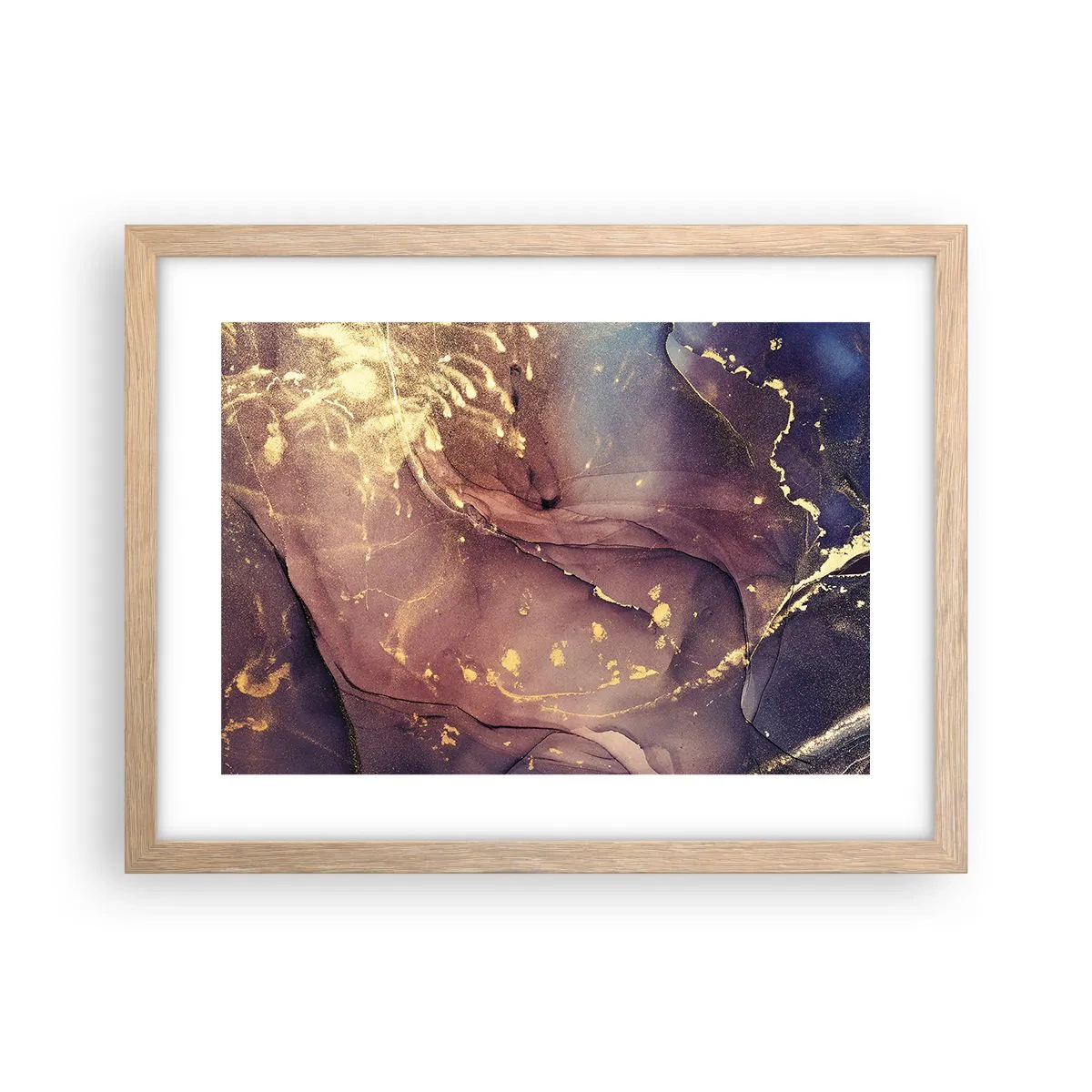 Affisch i ram av ljusek - Materia och ande - 40x30 cm