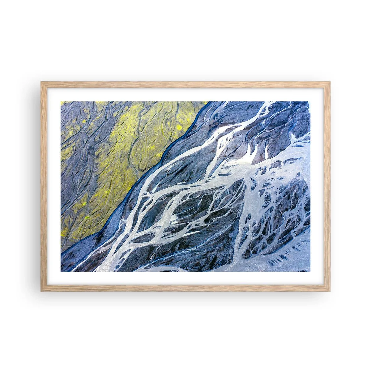 Affisch i ram av ljusek - Naturens grottmålningar - 70x50 cm