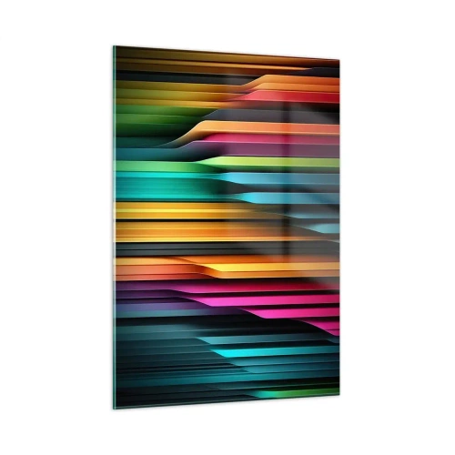 Glastavla - Bild på glas - Lysande orgel - 50x70 cm