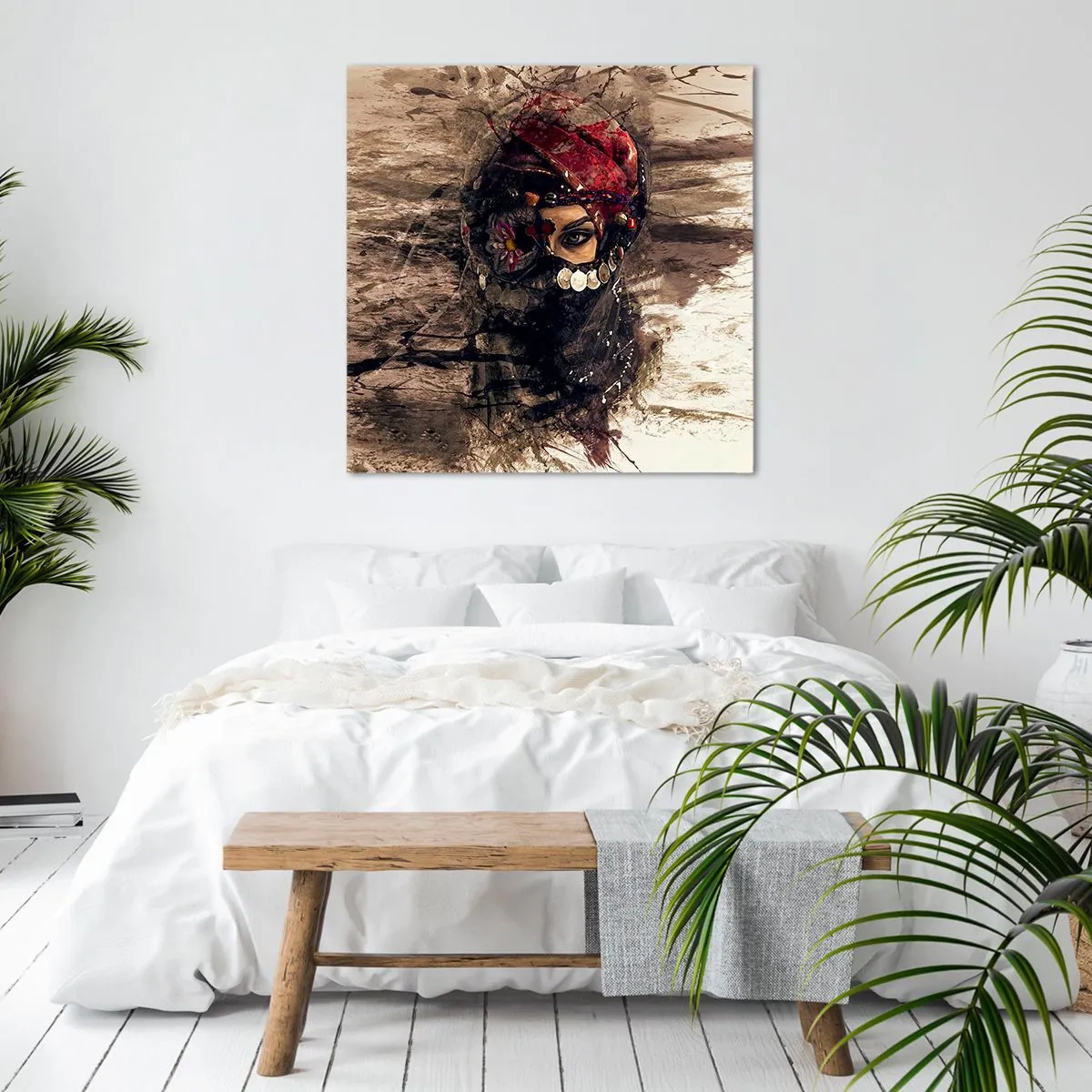 Canvastavla - Bild på duk - Minst intrigerande - 40x40 cm