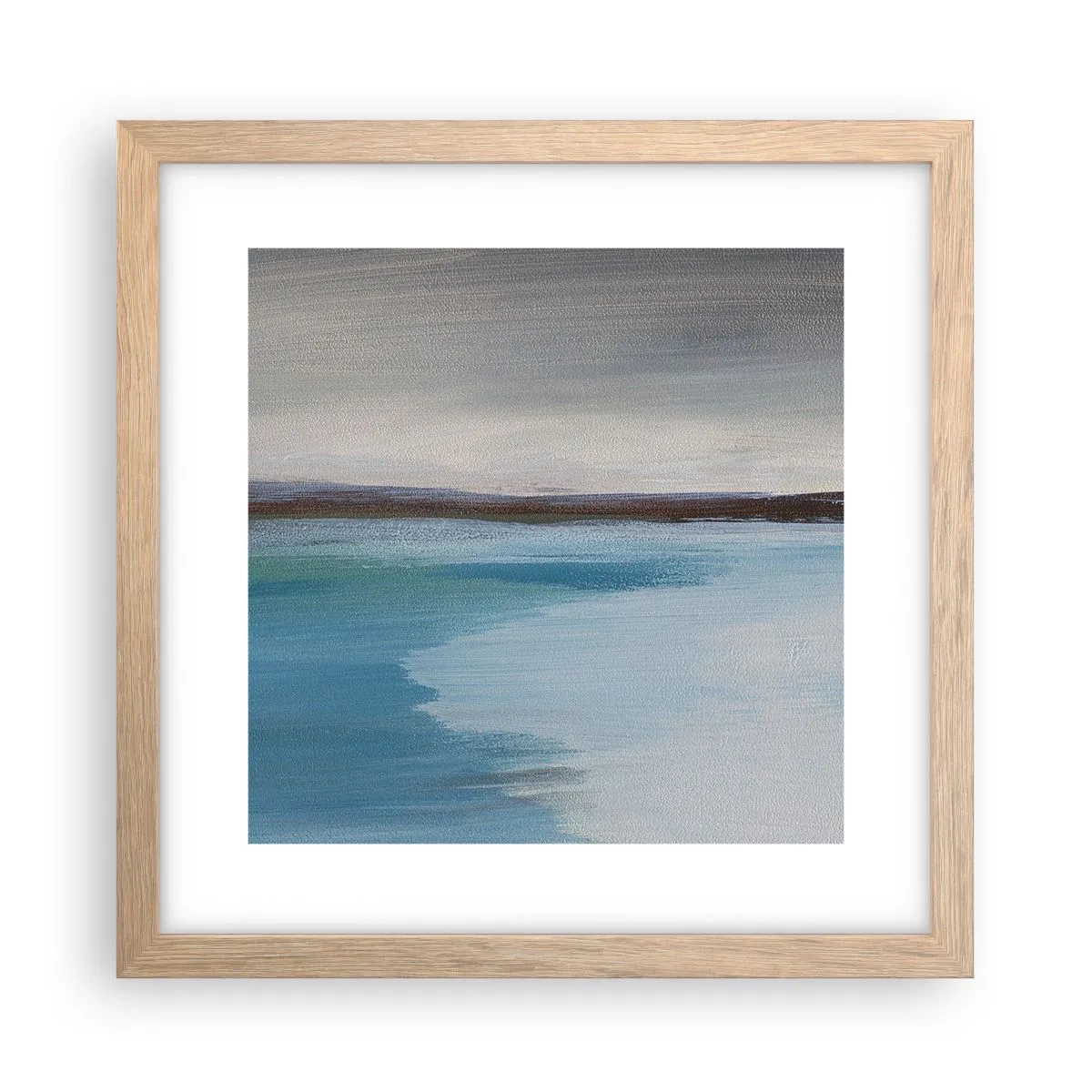 Affisch i ram av ljusek - Horisontellt landskap - 30x30 cm