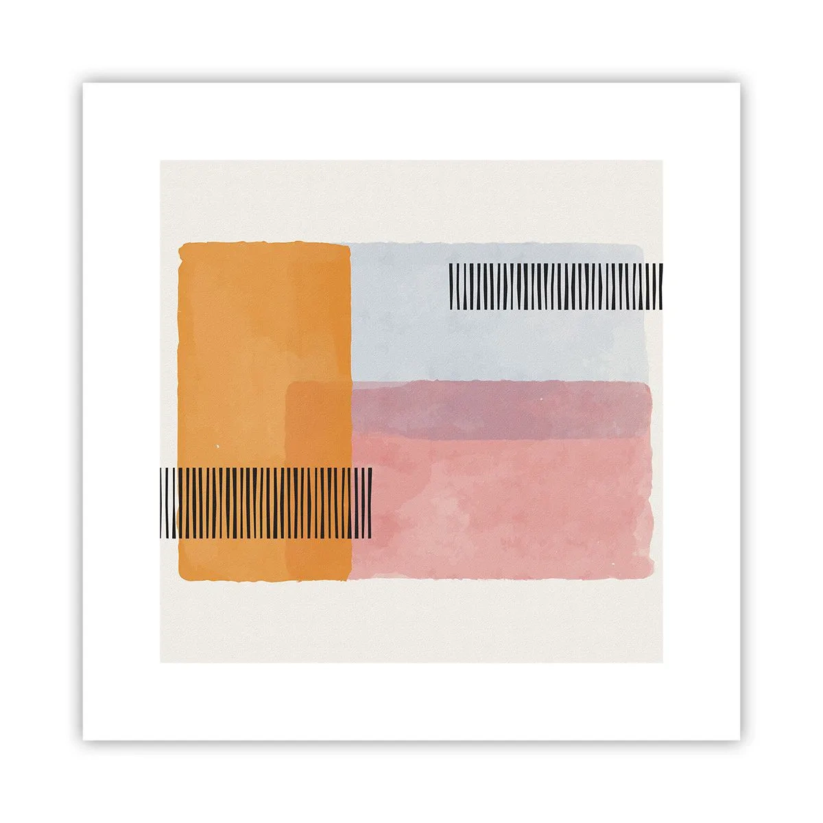 Affisch - Från hörna till hörna - 30x30 cm