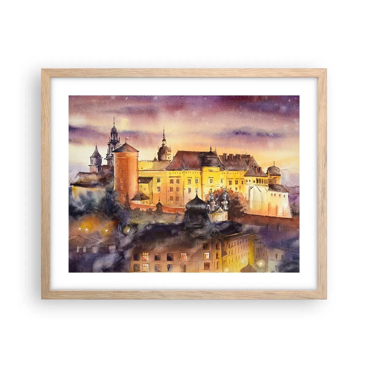 Affisch i ram av ljusek - En historia och en berättelse - 50x40 cm