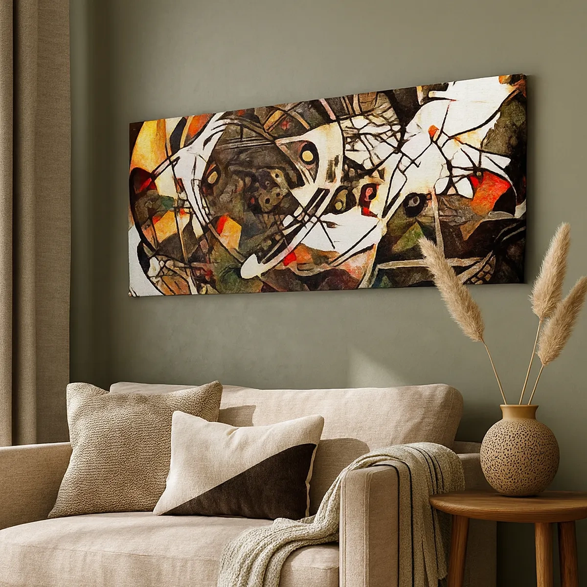 Canvastavla - Bild på duk - Hör du rörelse? - 30x30 cm