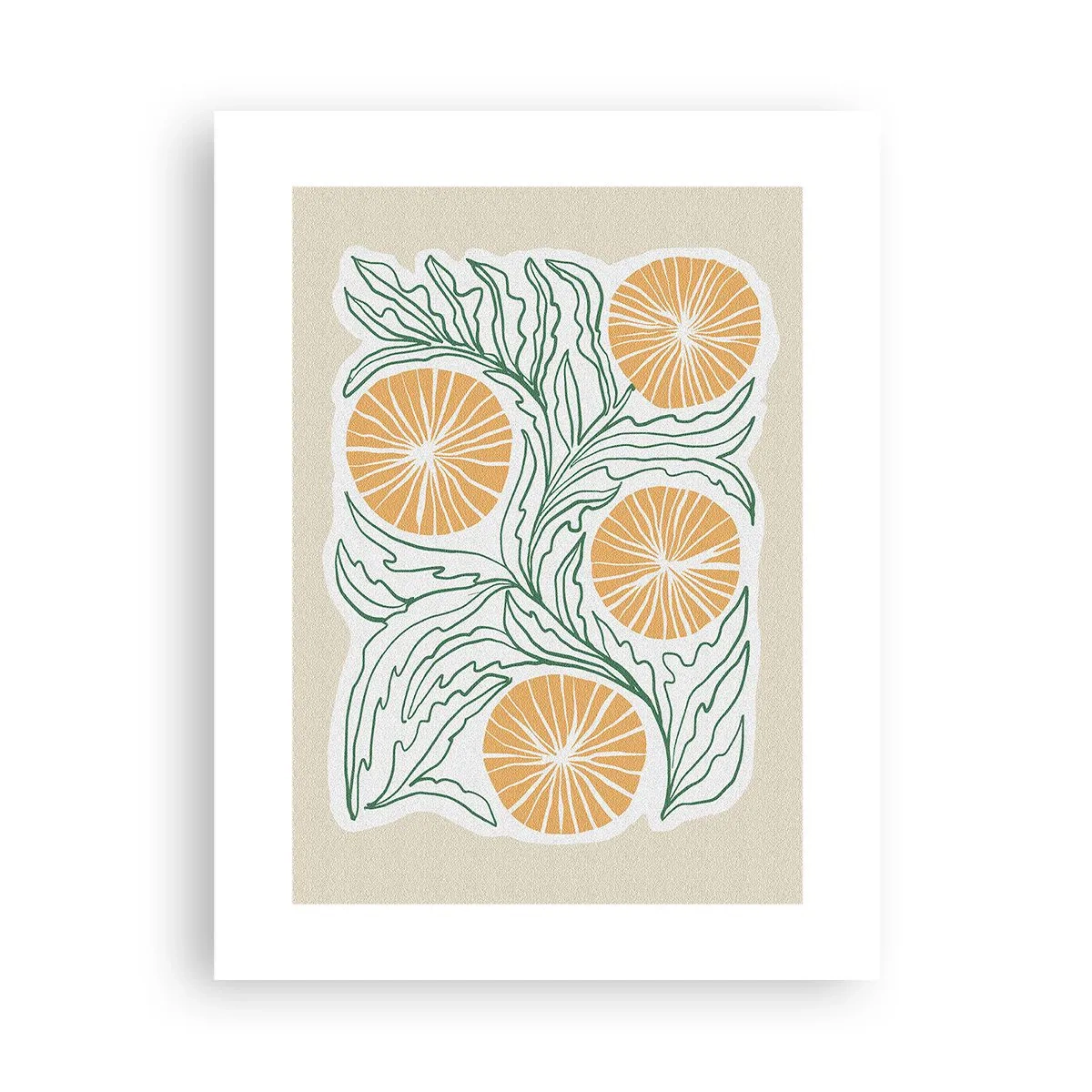 Affisch - Etniskt med en touch av abstraktion - 30x40 cm