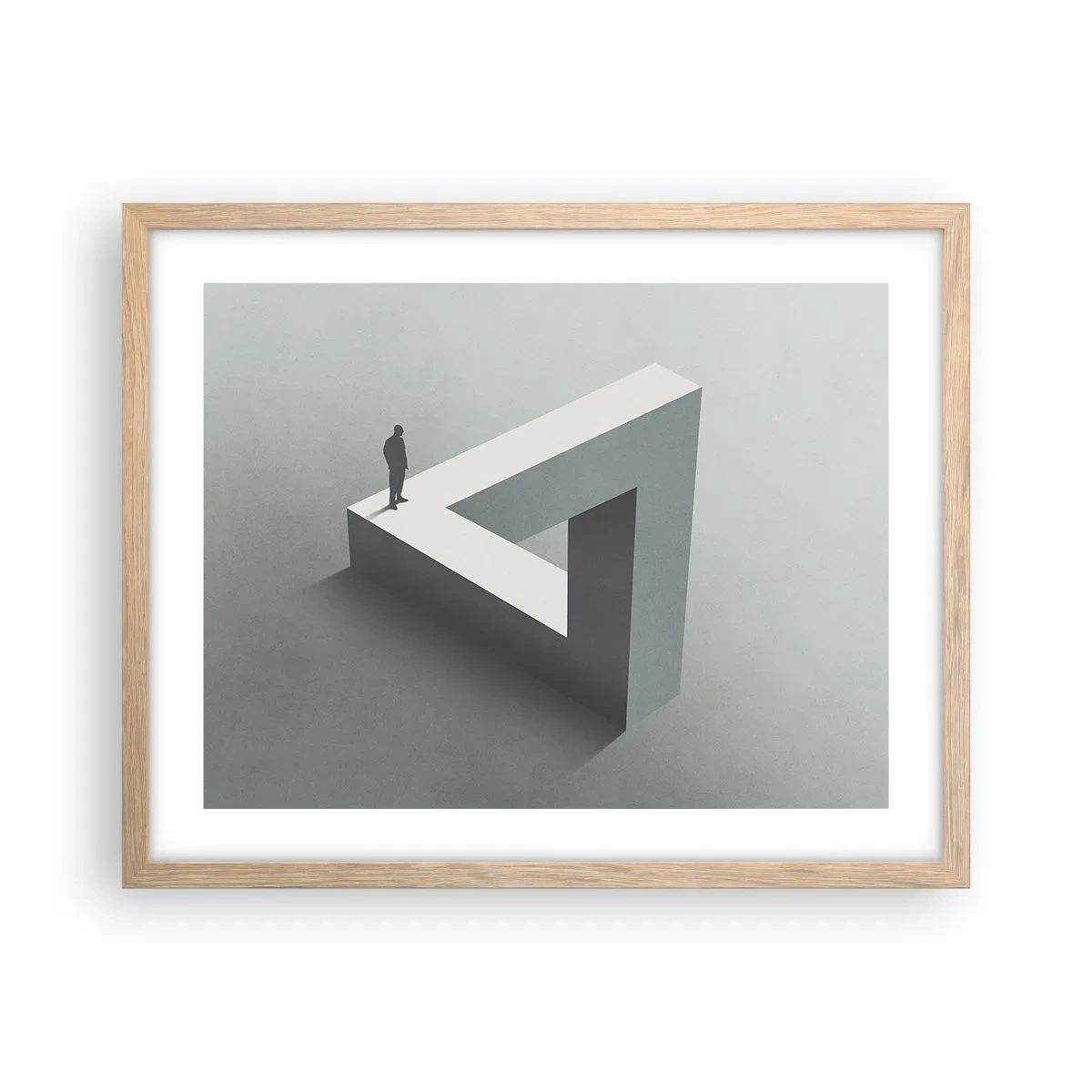 Affisch i ram av ljusek - Och ändå möjligt - 50x40 cm